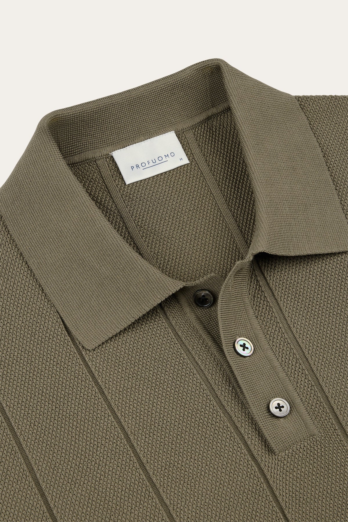 Lichtbruine Aero Ease streep polo