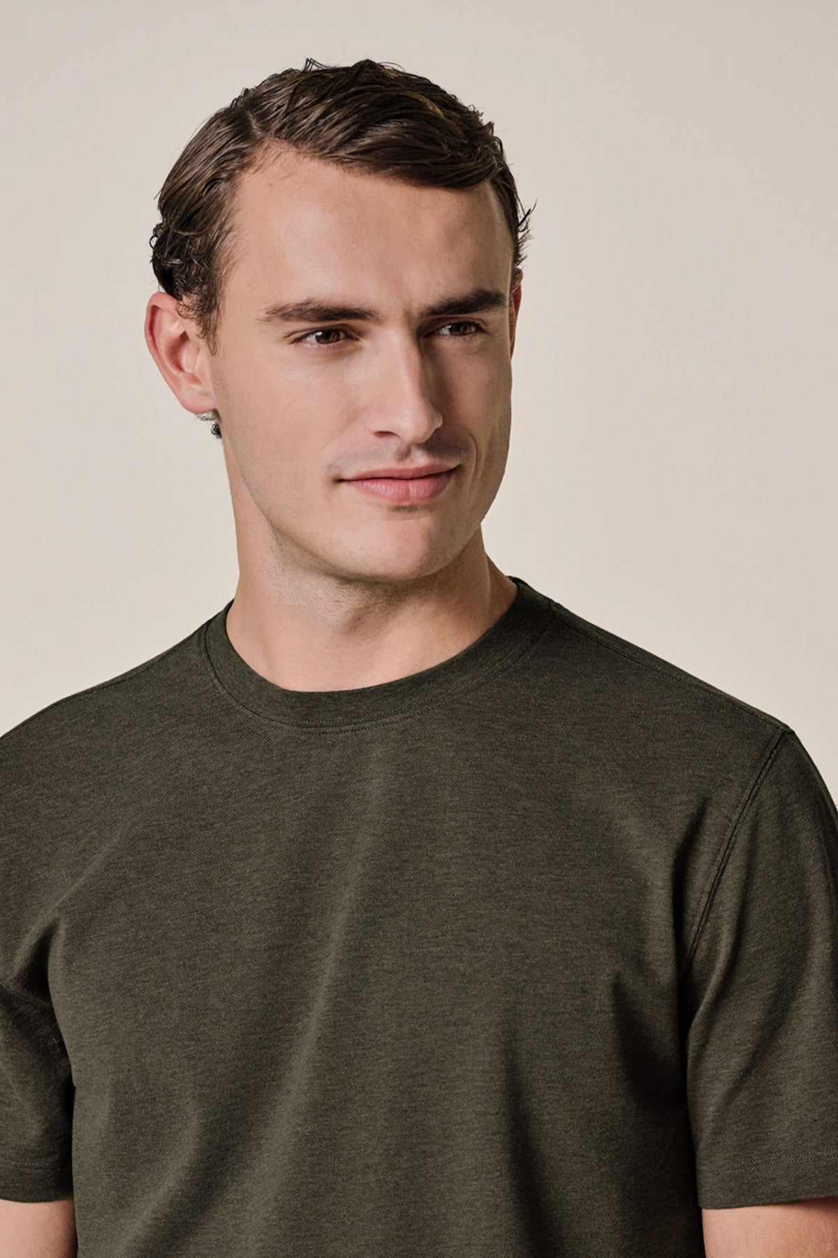 Bruin stretch piqué T-shirt