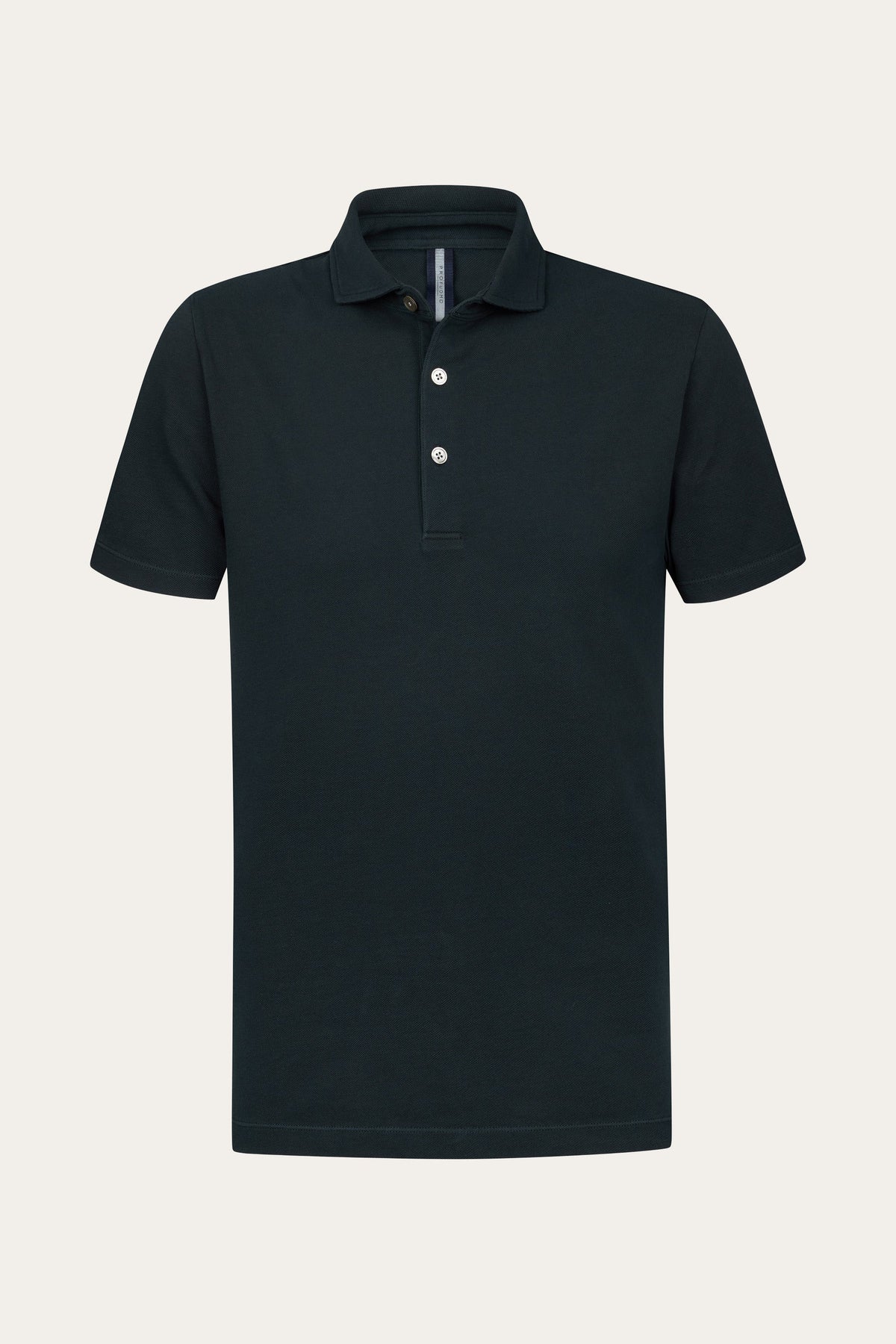 Navy Garment dye polo