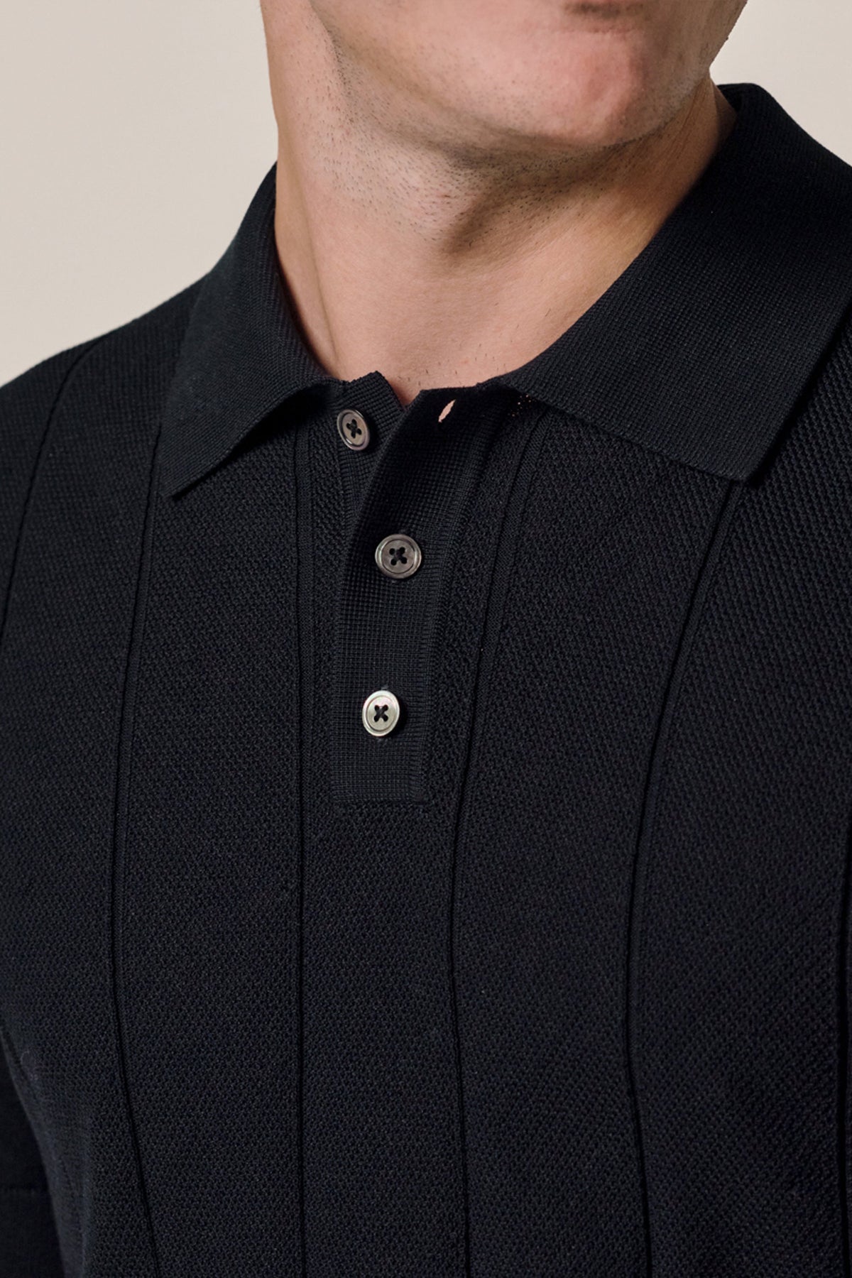 Navy Aero Ease gestreepte polo