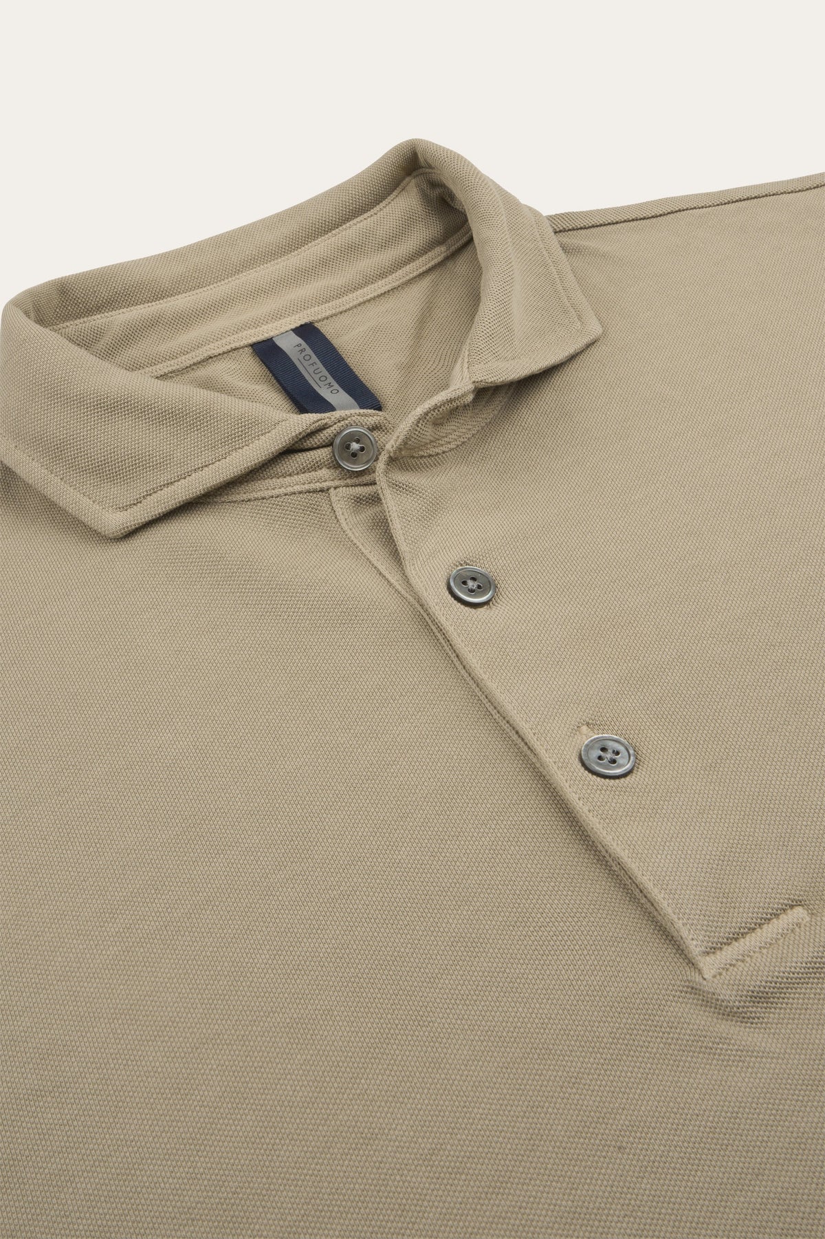 Beige Garment Dye polo