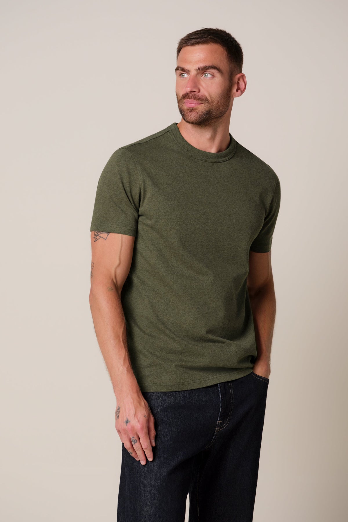 Army basic jersey T-shirt