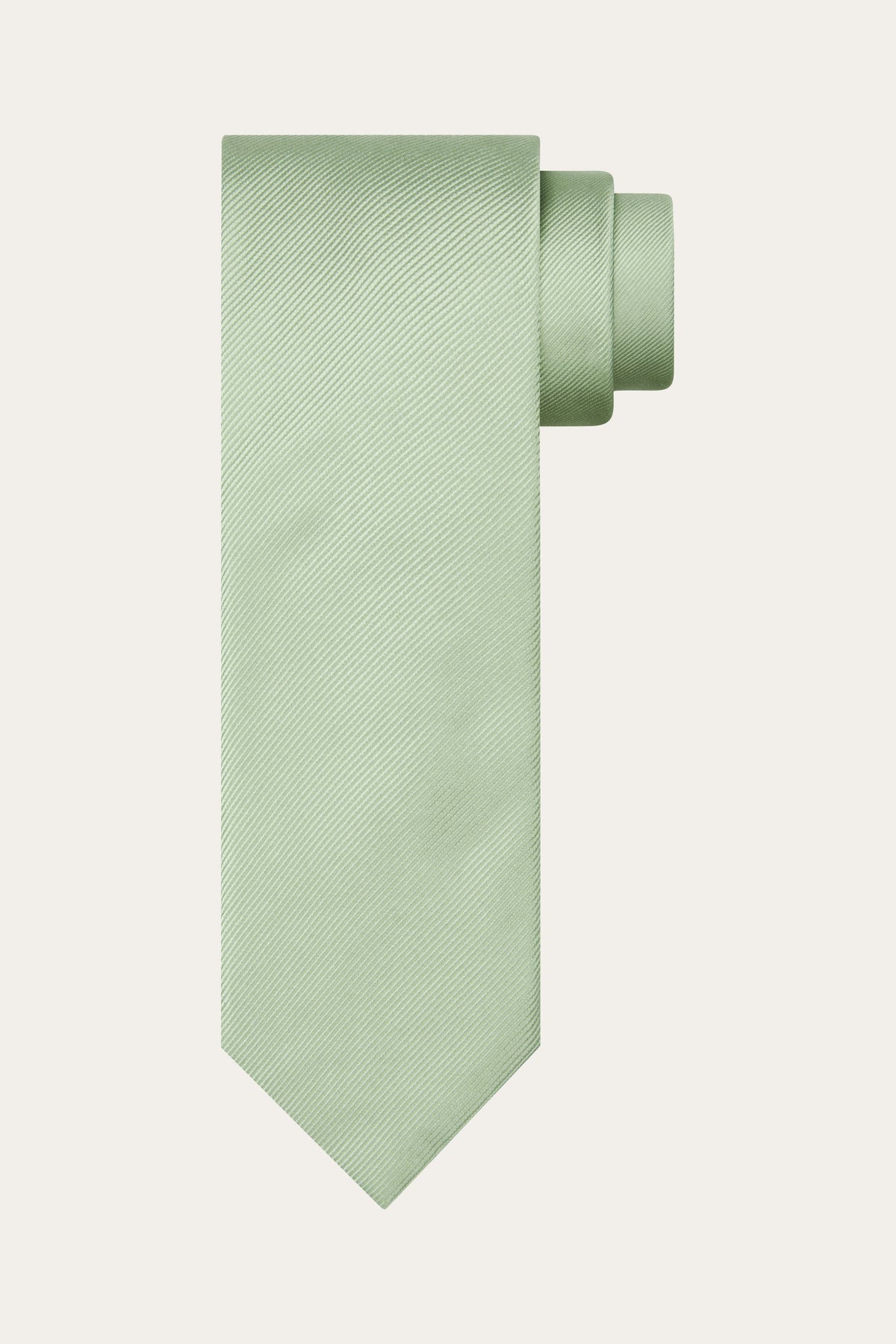 Licht groene zijden das