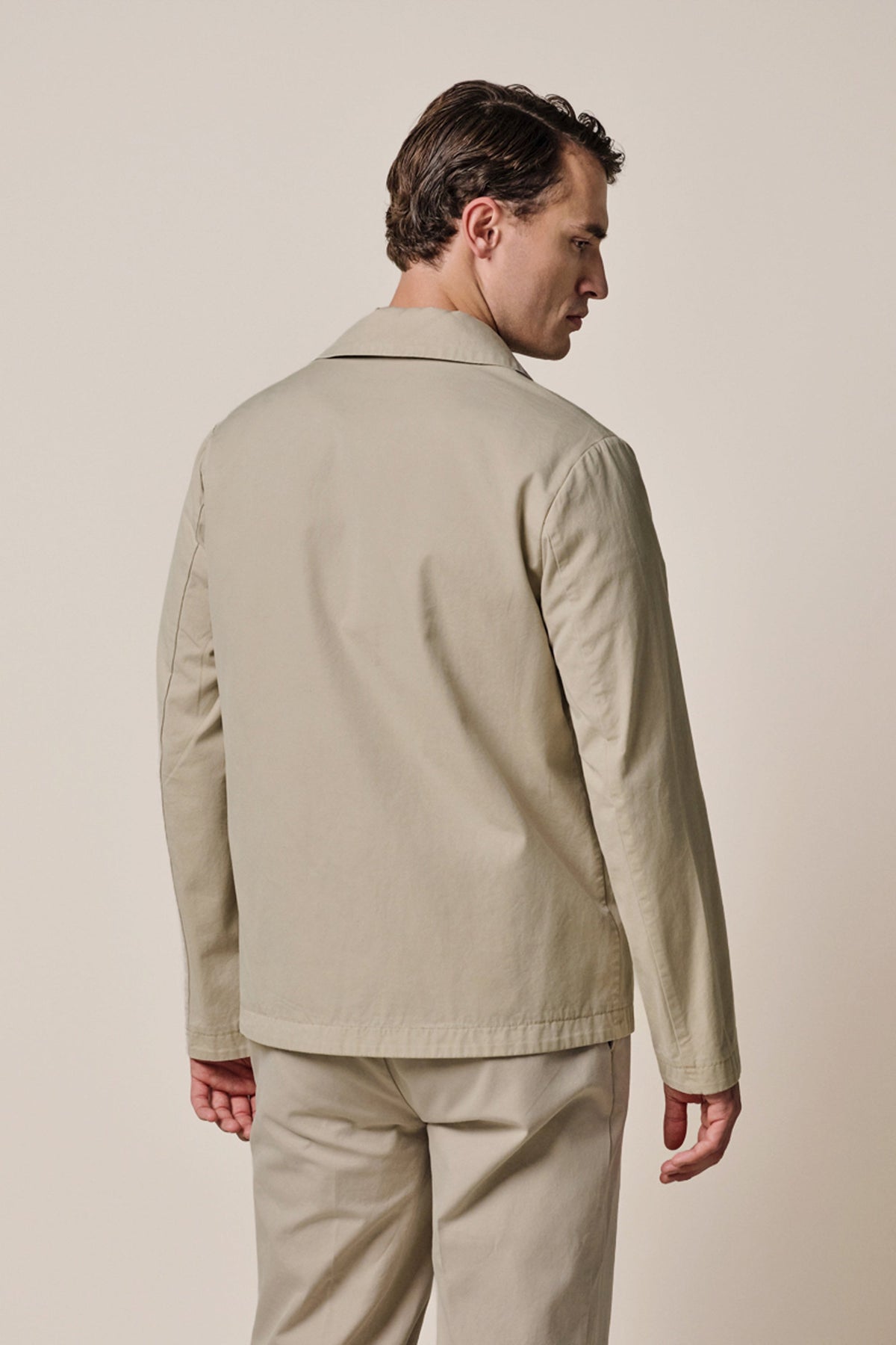 Beige Antique Dye overshirt