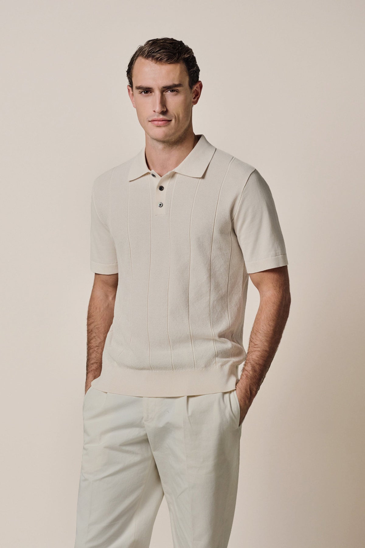 Off-white Aero Ease gestreepte polo