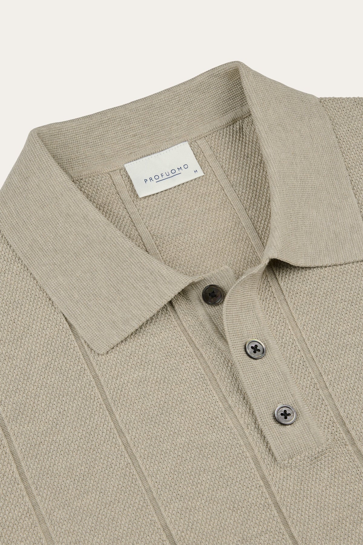 Beige Aero Ease gestreepte polo