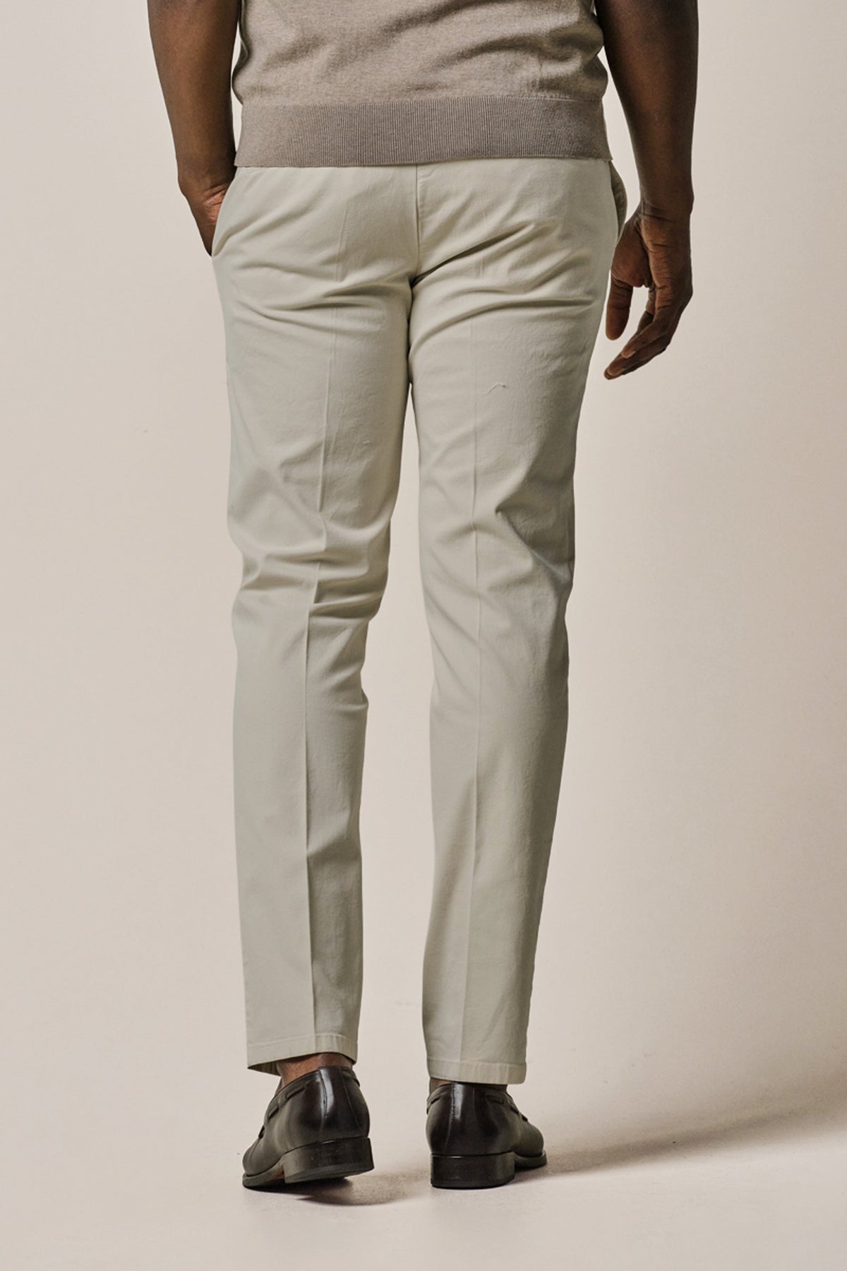 Off white stretch chino