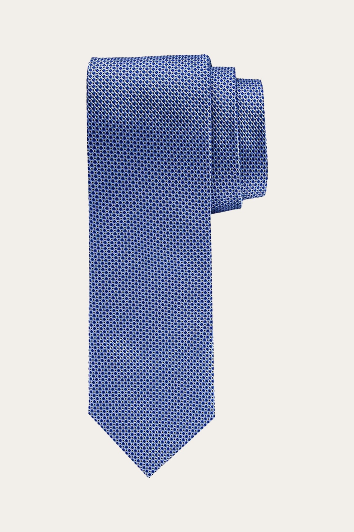 Blauw zijden das