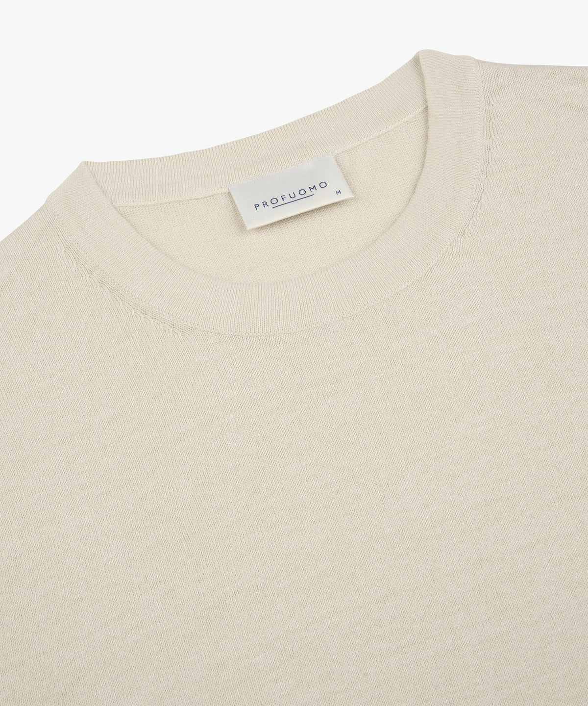 Off-white linnen-katoen T-shirt