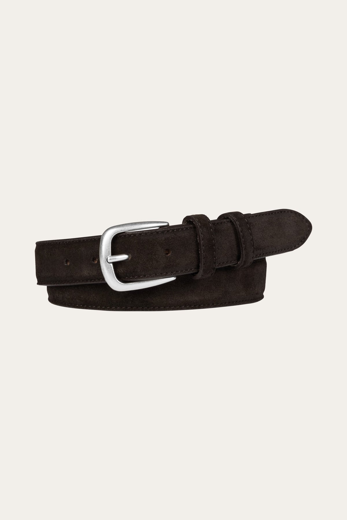Bruine suède riem