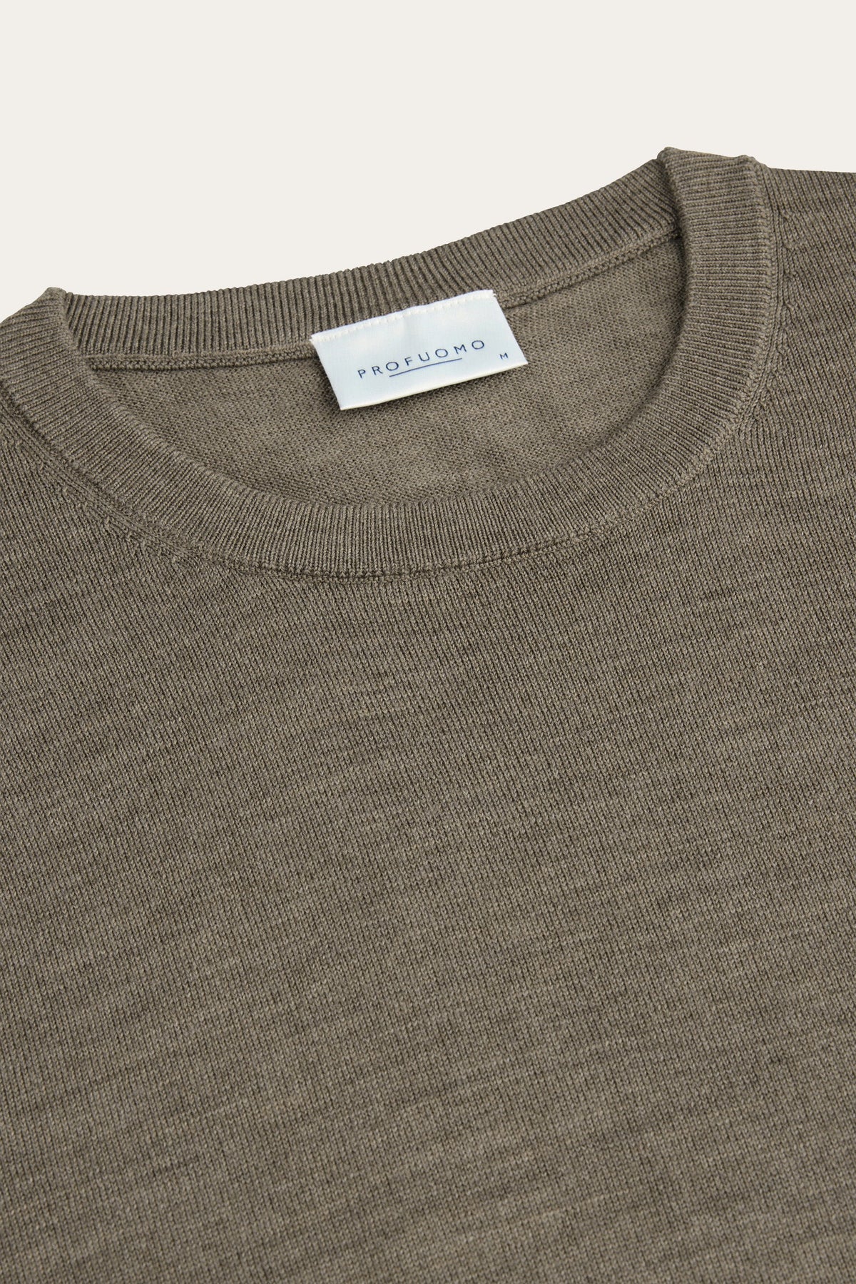 Bruine merino crewneck