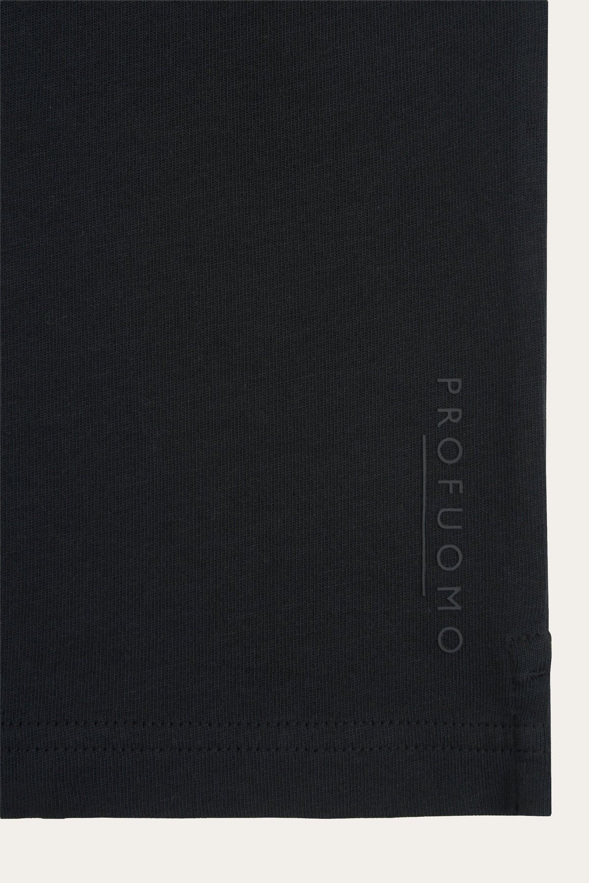 Zwart basic jersey T-shirt