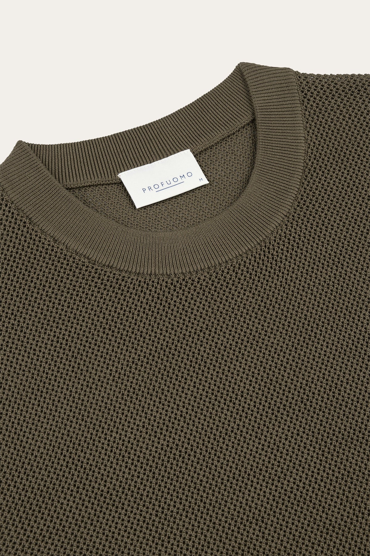 Lichtbruin structured Aero Ease T-shirt