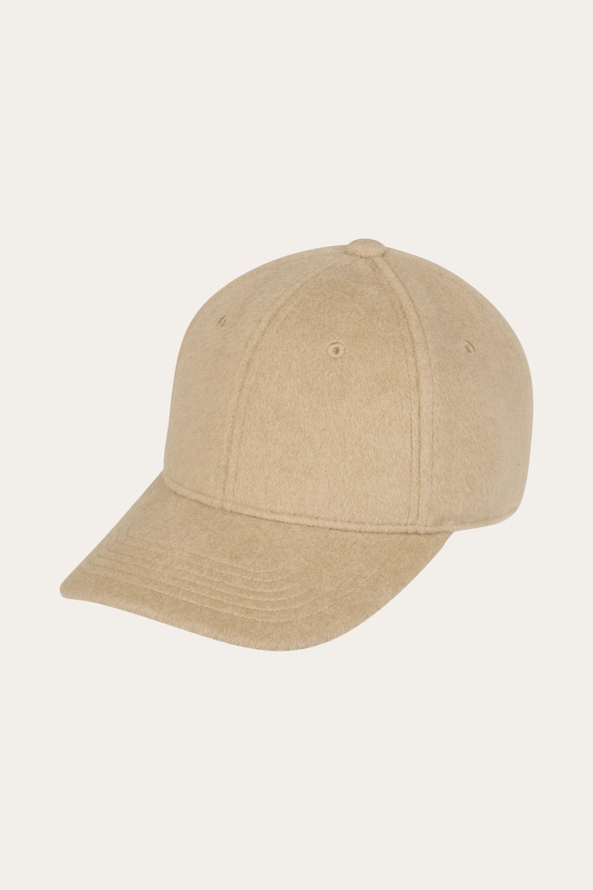 Camel wollen baseball cap