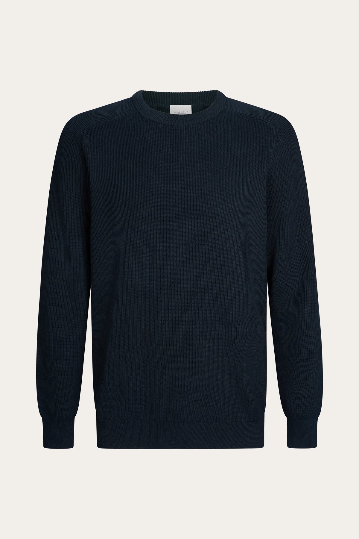 Navy katoenen crewneck