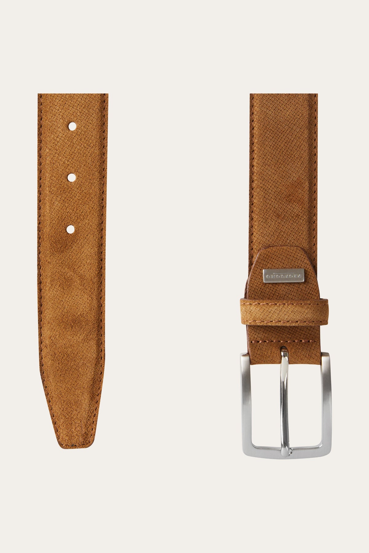 Camel suède riem